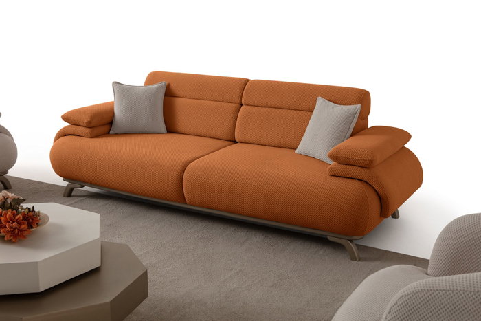 Atelier Del Sofa Sofá de 3 plazas Rojo azulejo